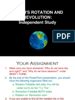Earths Rotation and Revolution