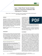 Patient With Type 1 Distal Renal Tubular Acidosis Secondary To Sjogren's Syndrome Presented With Hypokalemic Paralysis