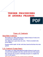 Tender Procedures in Andhra Pradesh PDF