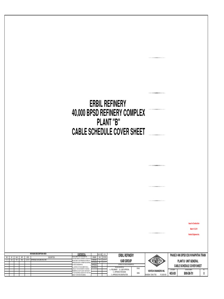 B000-EM-701 Rev0 (Cover Sheet Only) | PDF | Intellectual Works | Civil ...