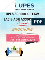 Upes School of Law Lac & Adr Association: Presents