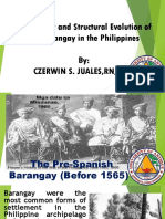 Historical Evolution of Barangay
