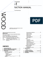 Instruction Manual for Kenwood Wideband Receiver