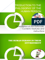 introduction to the philosophy of the human person