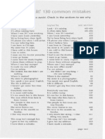130 Common Grammar Mistakes PDF
