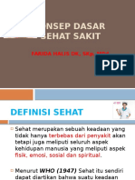 Konsep Dasar Sehat-Sakit