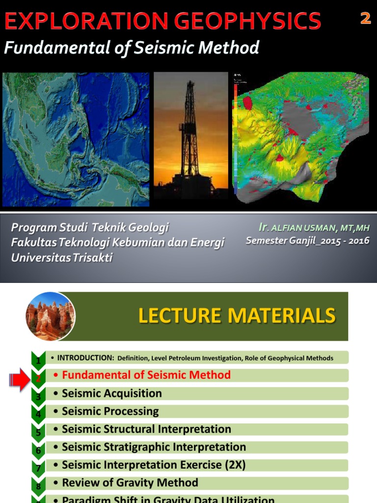 Seismic Methods in Geophysical Exploration | PDF | Waves | Reflection ...