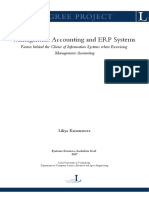 Management Accounting and Erp System