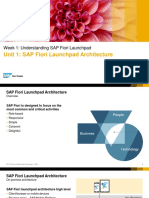 Unit 1: SAP Fiori Launchpad Architecture