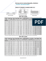 DN600 Flange Dimension Tables | PDF | Mechanical Engineering | Plumbing