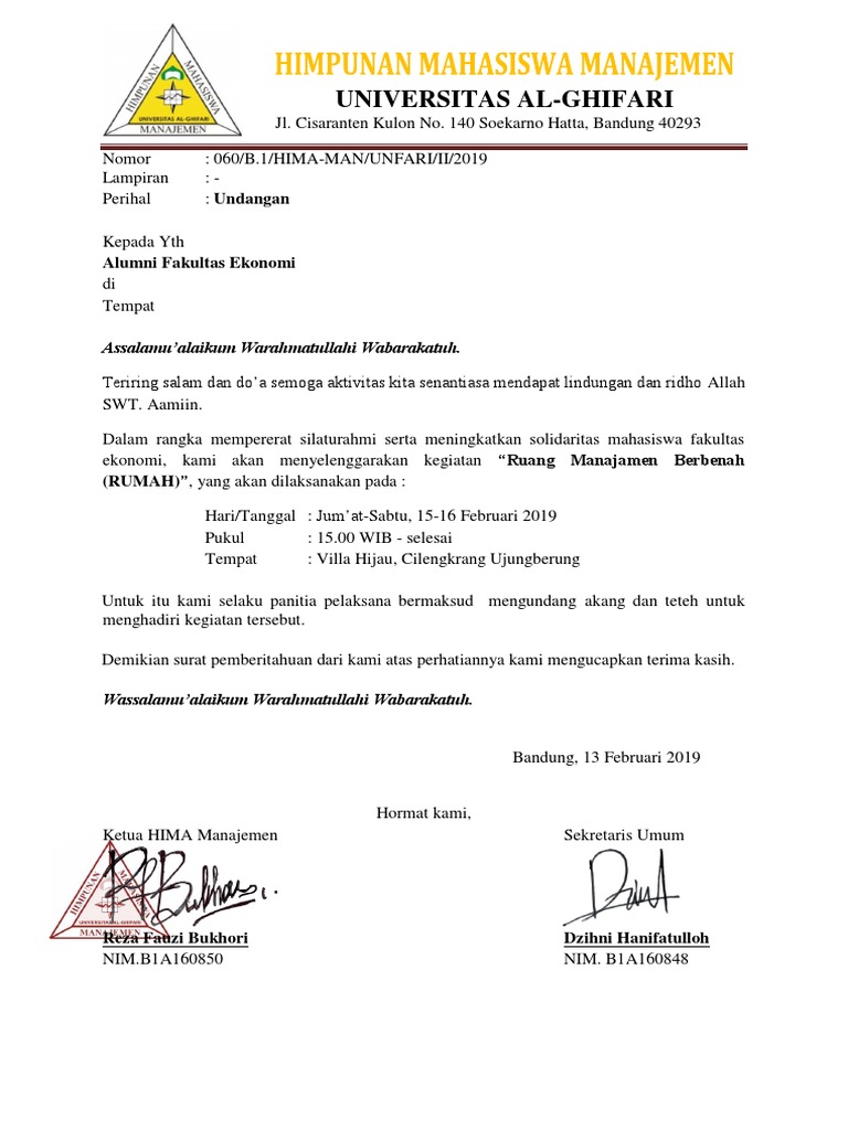 7300 Koleksi Contoh Undangan Pertemuan Rutin Alumni Terbaik