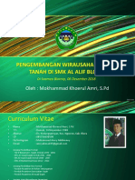 Presentasi SMK Al Alif Kacang Tanah 2018