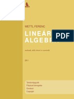 Wettl Ferenc, Lineáris algebra (2011).pdf