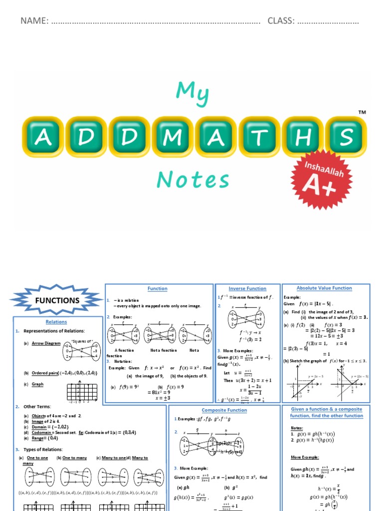 Strategi Teknikmenjawab Addmaths Quadratic Equation Function Mathematics