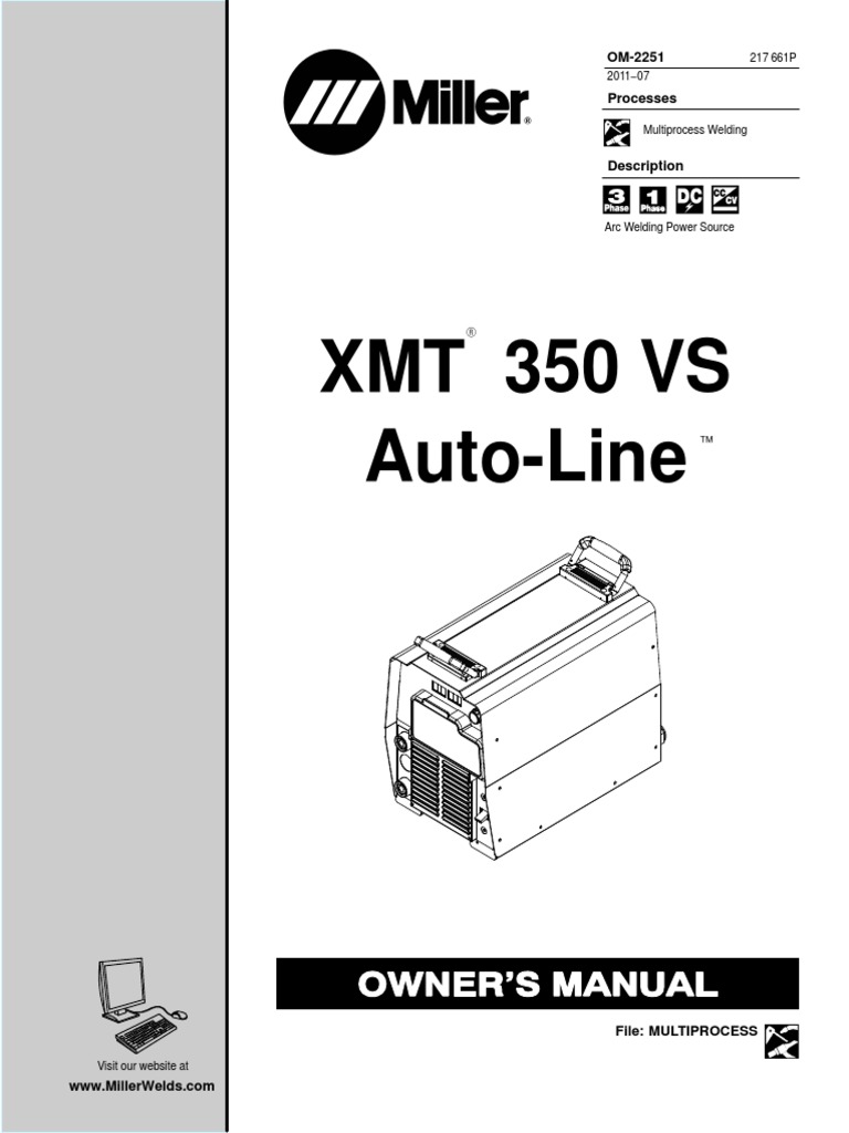 XMT 350 Vs PDF PDF Welding Construction
