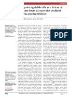 Omega-6 Vegetable Oils As A Driver of Coronary Heart Disease: The Oxidized Linoleic Acid Hypothesis