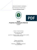 CM 40 Properties of Construction Materials