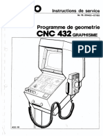 MAHO CNC432 Geometrie PDF