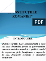 Prezentare Constitutiile Romaniei Cls. 12