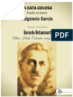 LA GATA GOLOSA Pasillo Fulgencio Garcia Transc para Piano Gerardo Betancourt PDF