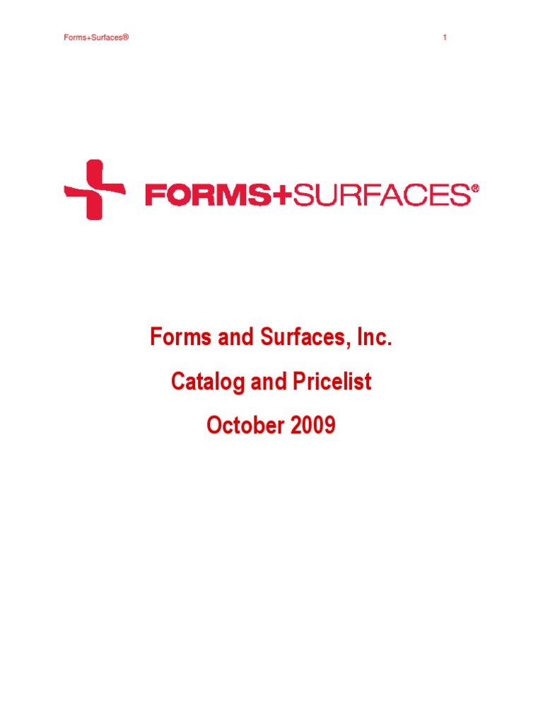 Forms&Surfaces - Price List | PDF | Chair | Wood