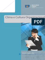 Cultura organizacional e clima organizacional