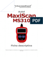 Ficha Tecnica Maxi Scan Ms310 Tecnofuel