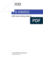 TS-590SG: USB Audio Setting Manual