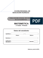 A. Matemática 2° Primaria_2016-I