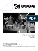 2014 - Annual Report - MISCELLANEOUS Productions