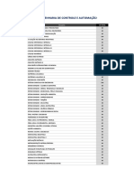 Engenharia de Controle E Automação: Disciplina CH Total