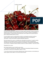 Beneficios de Las Cerezas