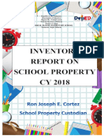 Front Page Inventory Report CY 2018-TRMES