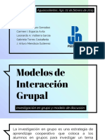 Modelos de Interacción Grupal