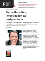 Pierre Bourdieu o Investigador Da Desigualdadepdf