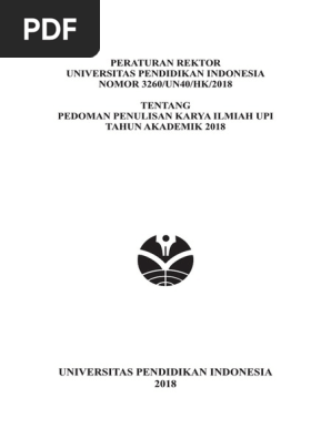 E88de Pedoman Penulisan Karya Ilmiah Upi 2018 Pdf Final Cetak 01 11 2018 Pdf