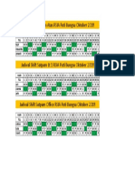 Jadwal Keamanan