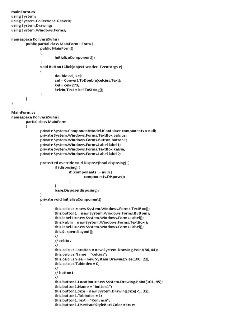 Main Form PDF Computing Platforms Microsoft Windows