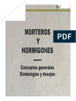 Int. Tecnol. 2011 - Morteros y Hormigones - Conceptos. Simbología y Dosajes