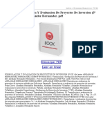 Formulacion Y Evaluacion de Proyectos de Inversion (5 Ed)