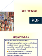 Teori Perilaku Produsen