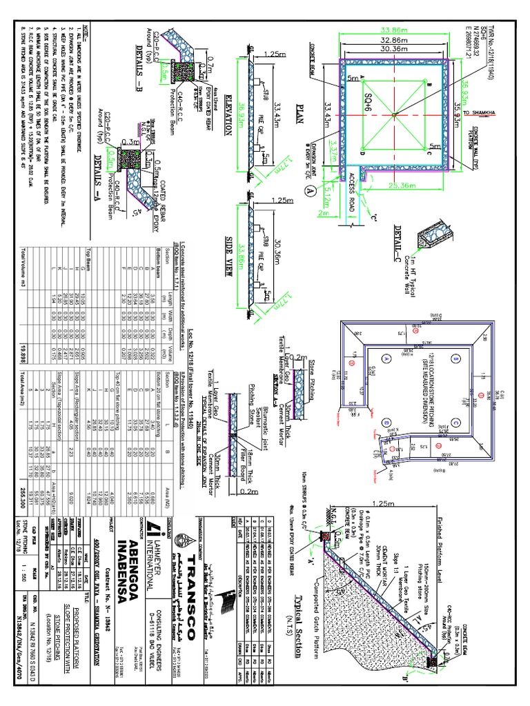 Stone Pitching Loc.12-18 Rev - D | PDF
