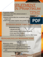 Contoh Brosus Open Recruitment Asisten Lab