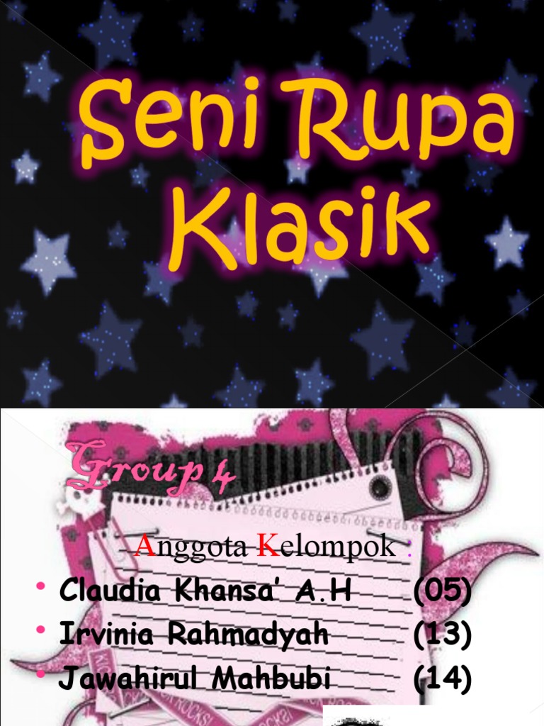 Karya Seni Rupa  Karya Seni Rupa  Klasik