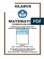 Cover Silabus Matematika