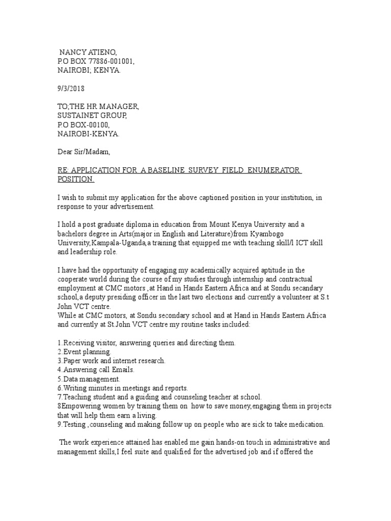 Nancy Atieno - Resume 2 1 | PDF | Educational Stages | Teachers