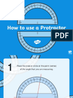 t2 M 2087 How To Use A Protractor Display Powerpoint