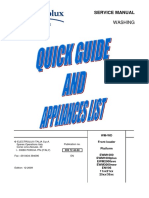 Electrolux WASHING Machines Service Guide PDF