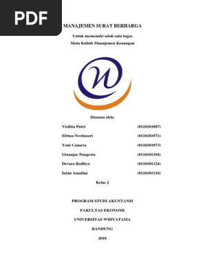 Manajemen Surat Berharga