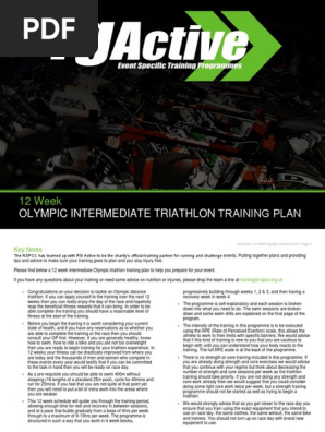 Triathlon 12 Week Olympic